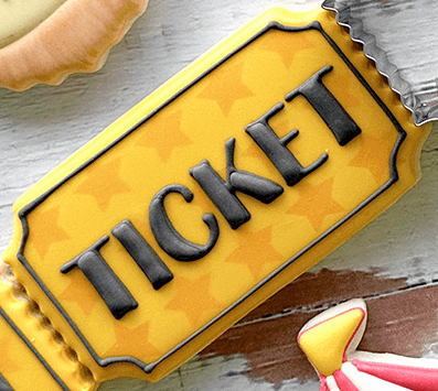 Ticket Cookie Cutter