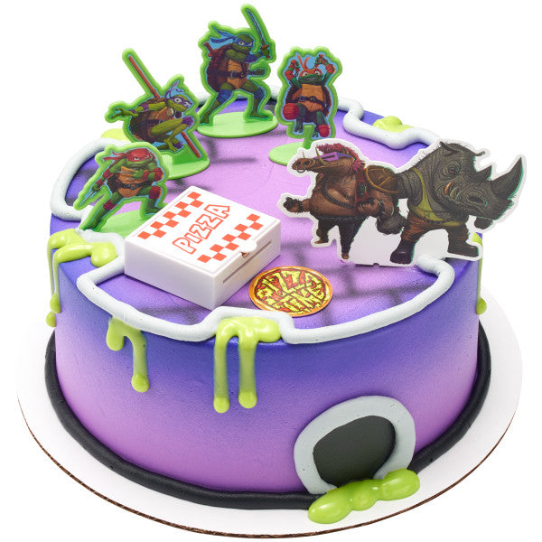 Teenage Mutant Ninja Turtles Pizza Power Cake Topper Set