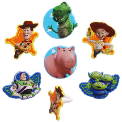 Toy Story Playful Pals Cupcake Rings - 12 Rings