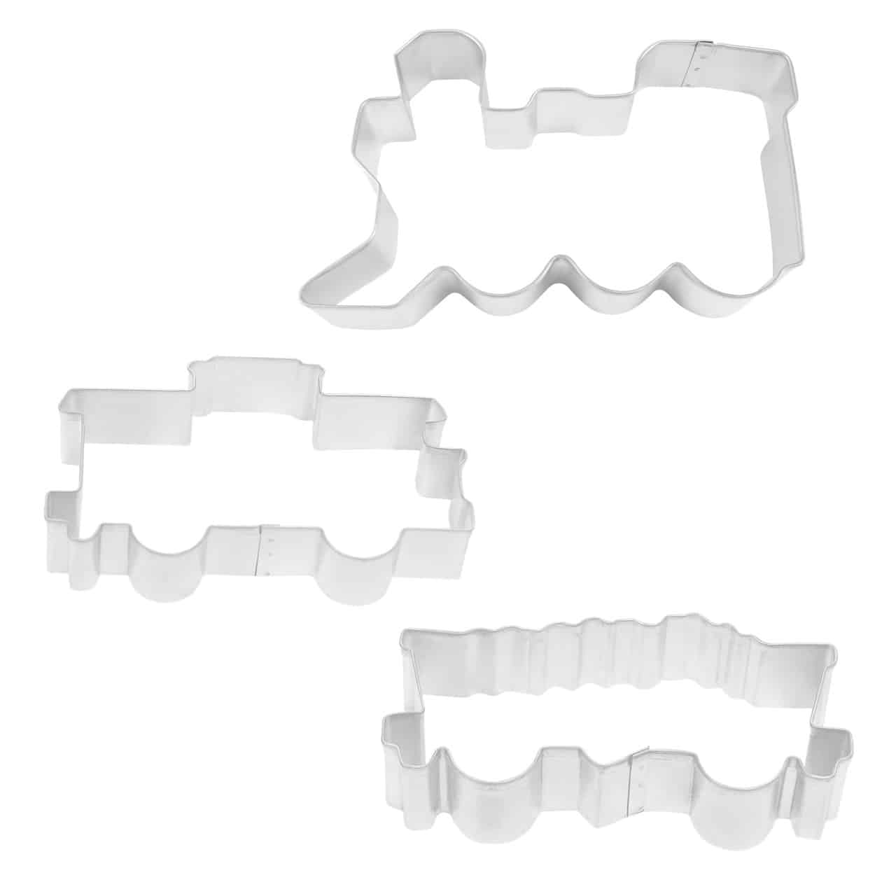 3 Piece Train Cookie Cutter Set