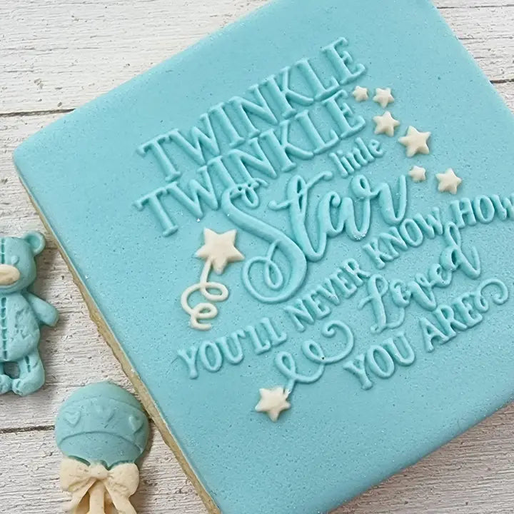 Fondant Debosser - Twinkle Twinkle Little Star