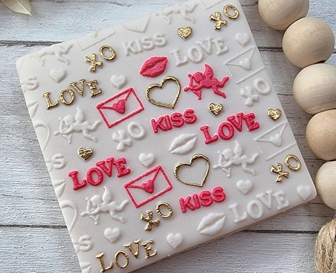 Fondant Debosser - Valentines Day
