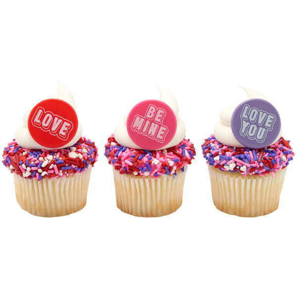 Be Mine Valentine's Day Pencil Clips - 12 Per Package
