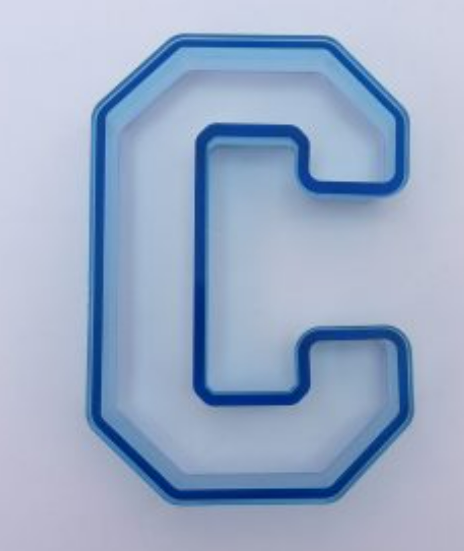 Varsity Letter C Cookie Cutter