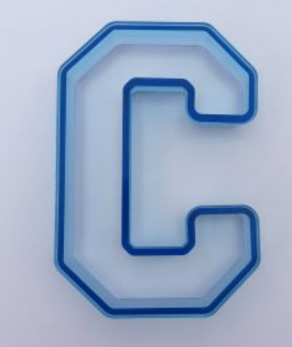 Varsity Letter C Cookie Cutter
