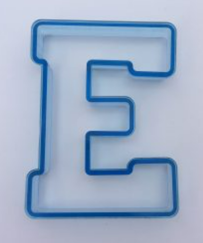 Varsity Letter E Cookie Cutter