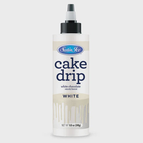 Satin Ice White Cake Drip, 8.8oz
