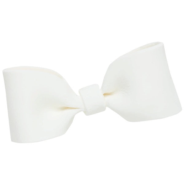 White Gumpaste Bow without Tails