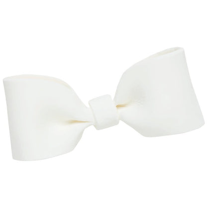 White Gumpaste Bow without Tails