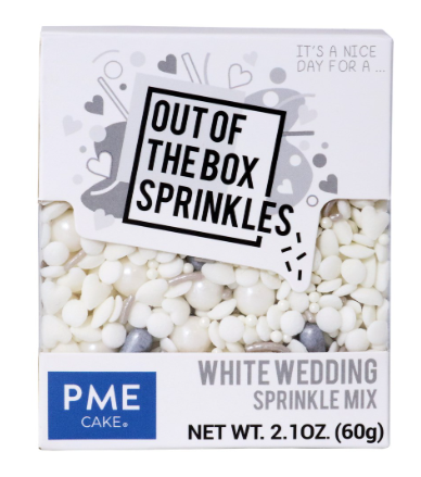 White Wedding Sprinkle Mix - 2.1oz