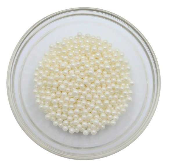 White Sugar Pearls - 4mm, 3oz