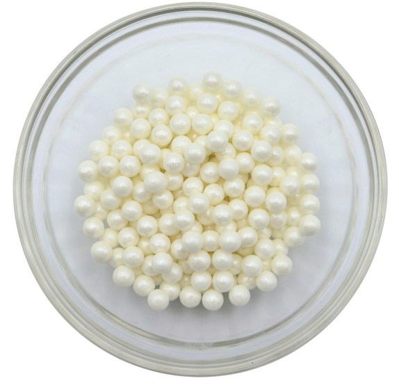 White Sugar Pearls - 8mm, 2.75oz