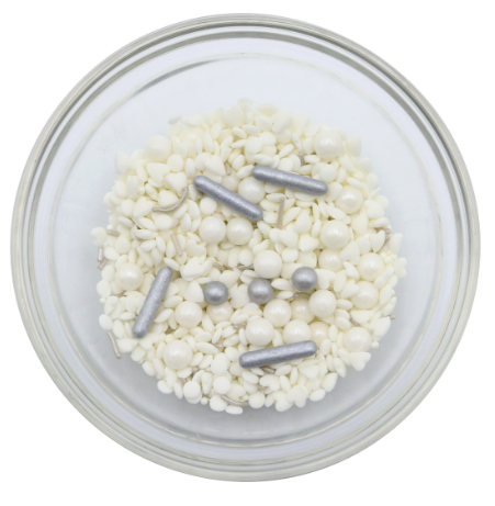 White Wedding Sprinkle Mix - 2.1oz