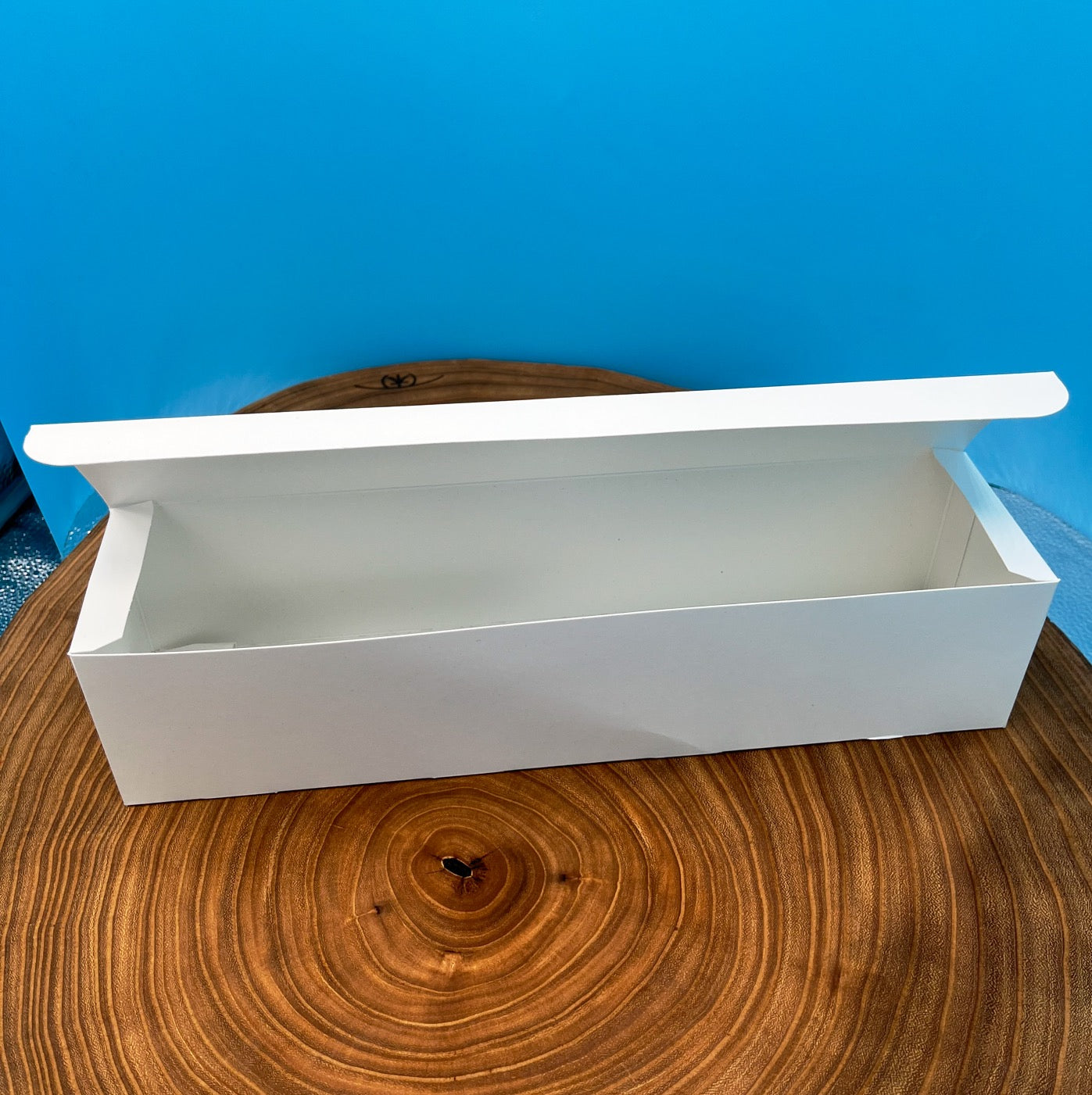 White Pretzel Box - 13x3x3