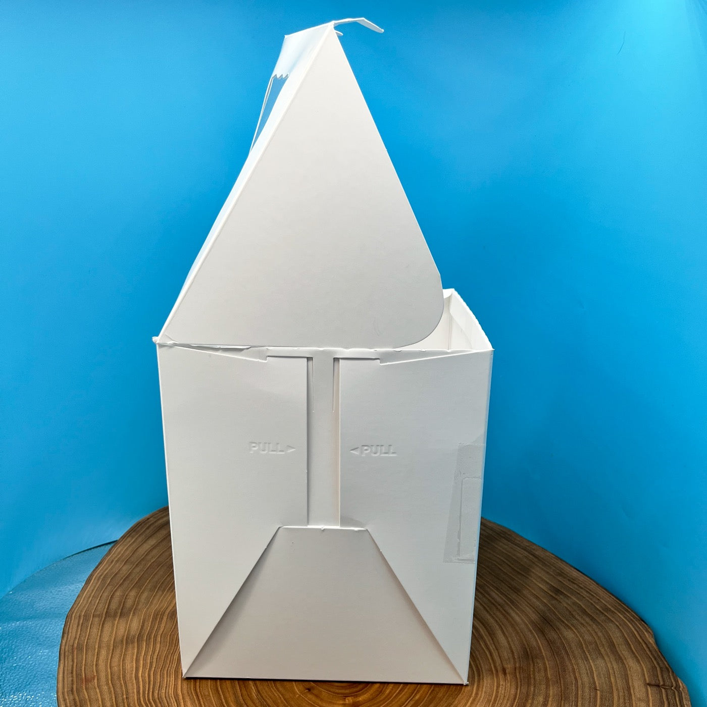 10 Inch, Tall Cake Box with a Window - 10x10x12  (One Piece)