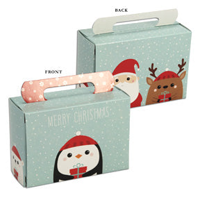 Merry Christmas Winter Friends, 1/2LB Candy Tote Box