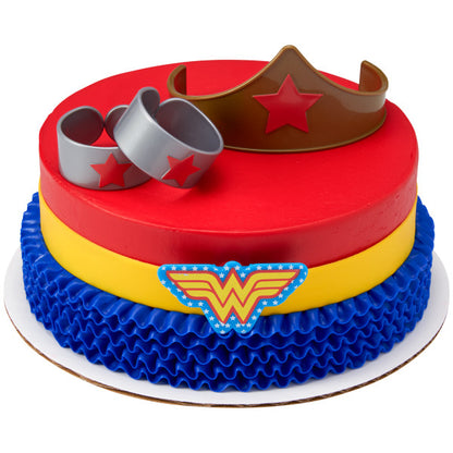 Wonder Woman - Strength & Power Cake Topper Set
