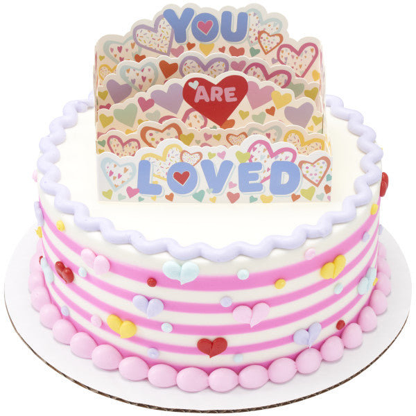 You Are Loved Cake Layon