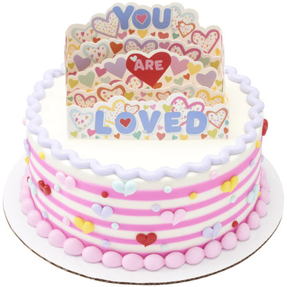 You Are Loved Cake Layon
