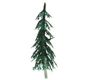 Small, Plastic Evergreen Fir/ Pine Tree