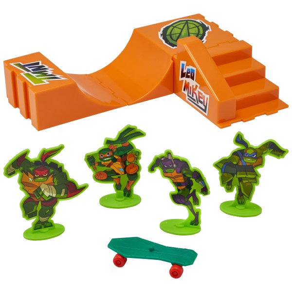 Teenage Mutant Ninja Turtles Rise Up Skate Ramp - Cake Topper