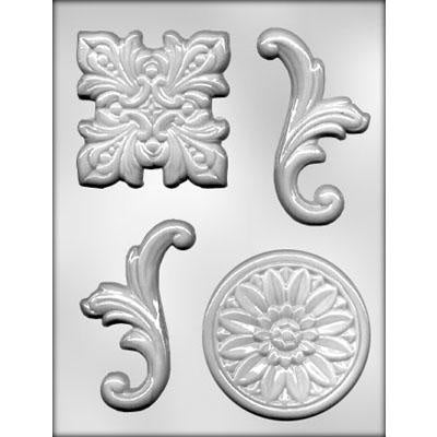 Baroque Mold #4 Chocolate Mold