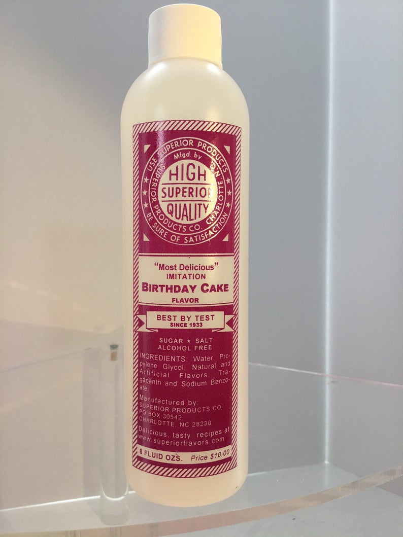 Birthday Cake Flavor, 8oz, Superior Flavors