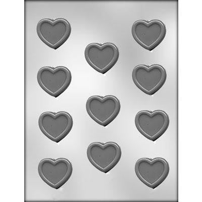 Heart With Border Chocolate Mold