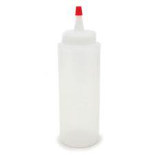 12oz Squeeze Bottle With Red Cap