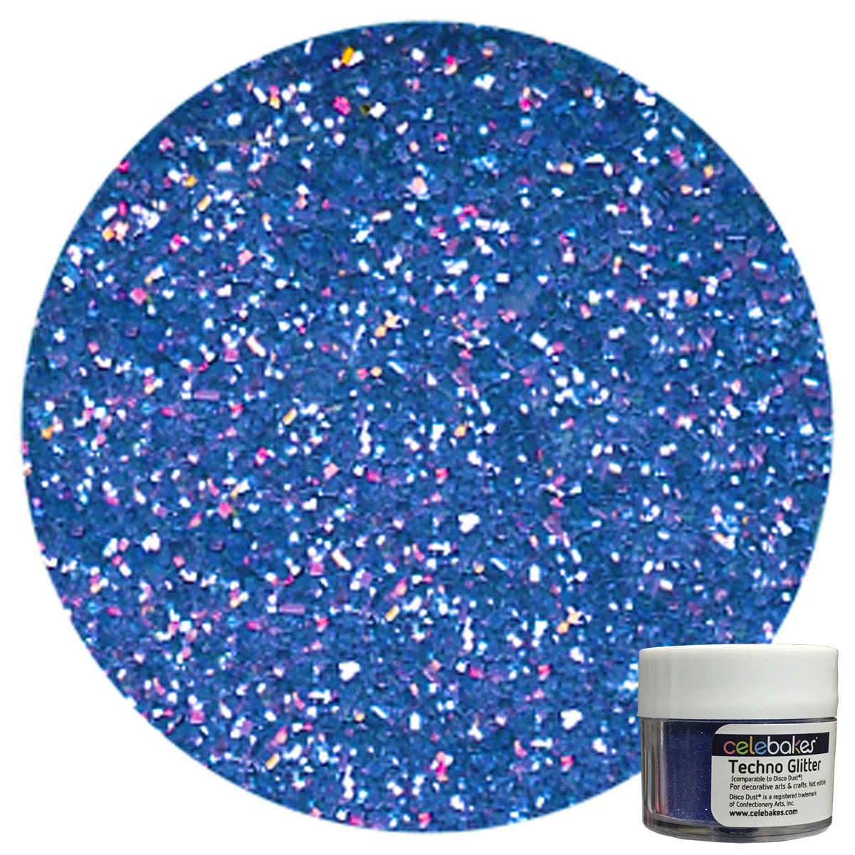 Celebakes Amethyst Techno Glitter