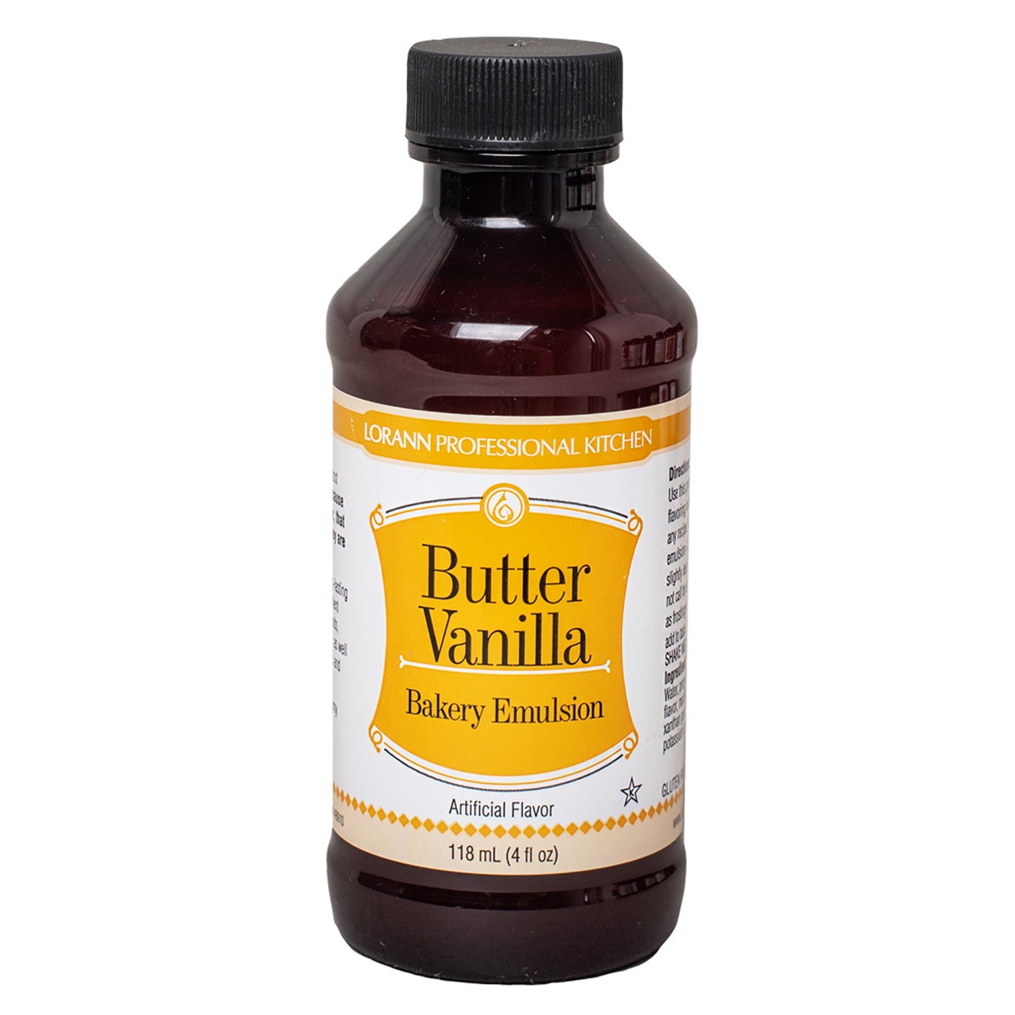 image of 4 ounce bottle of butter vanilla bakery emulsion