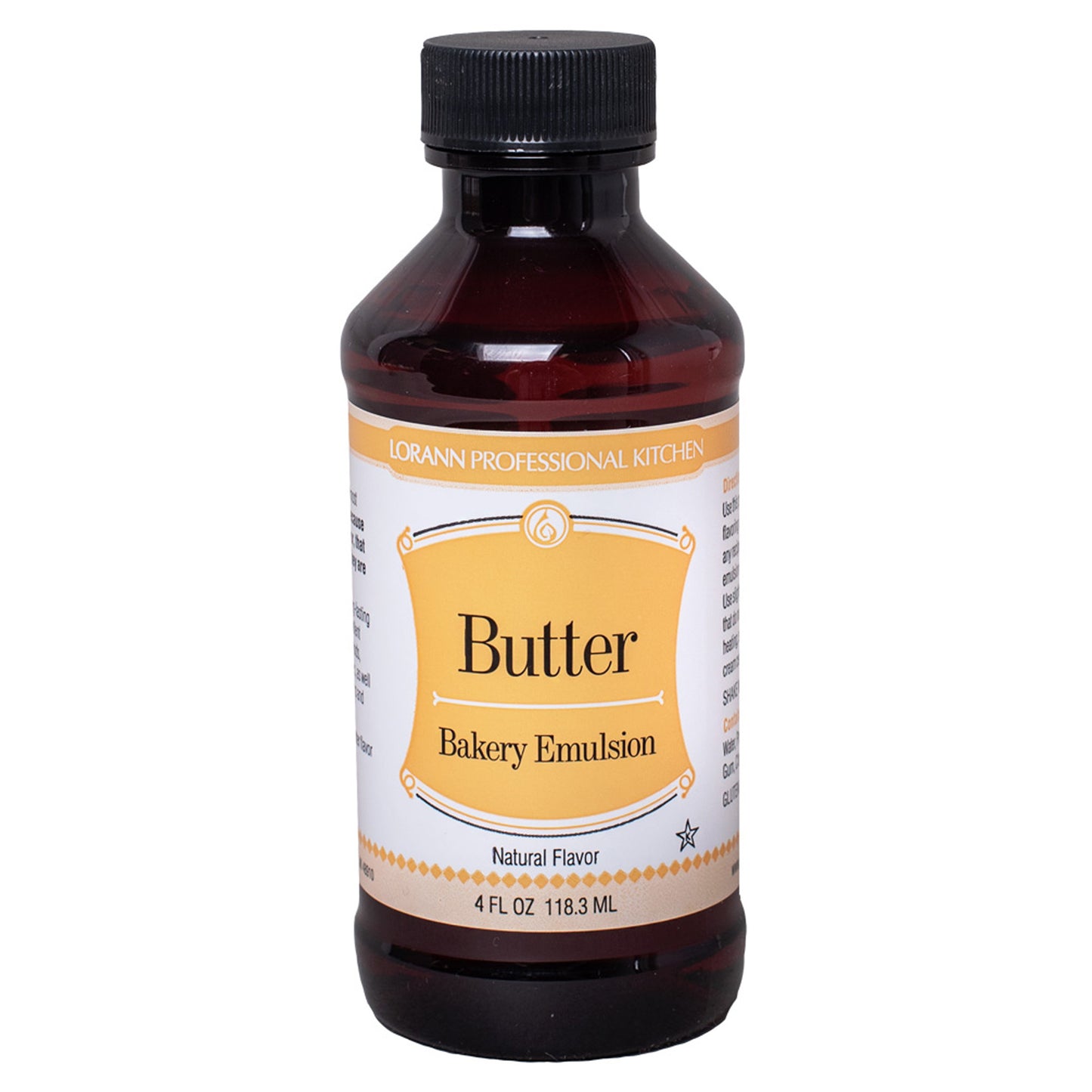 image of 4 oz bottle of lorann oils butter emulsion