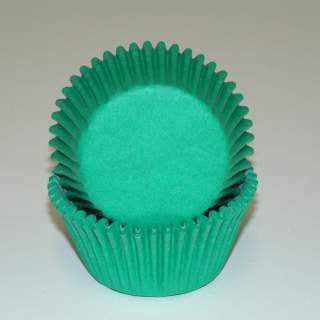 Green, Jumbo Bake Cups - 35ish Cupcake Liners