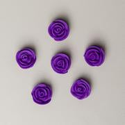 Mini Royal Icing Rose - Purple - .5"