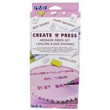 Create 'N Press - Message Press Set