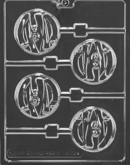 Mummy Face Lollipop Chocolate Mold