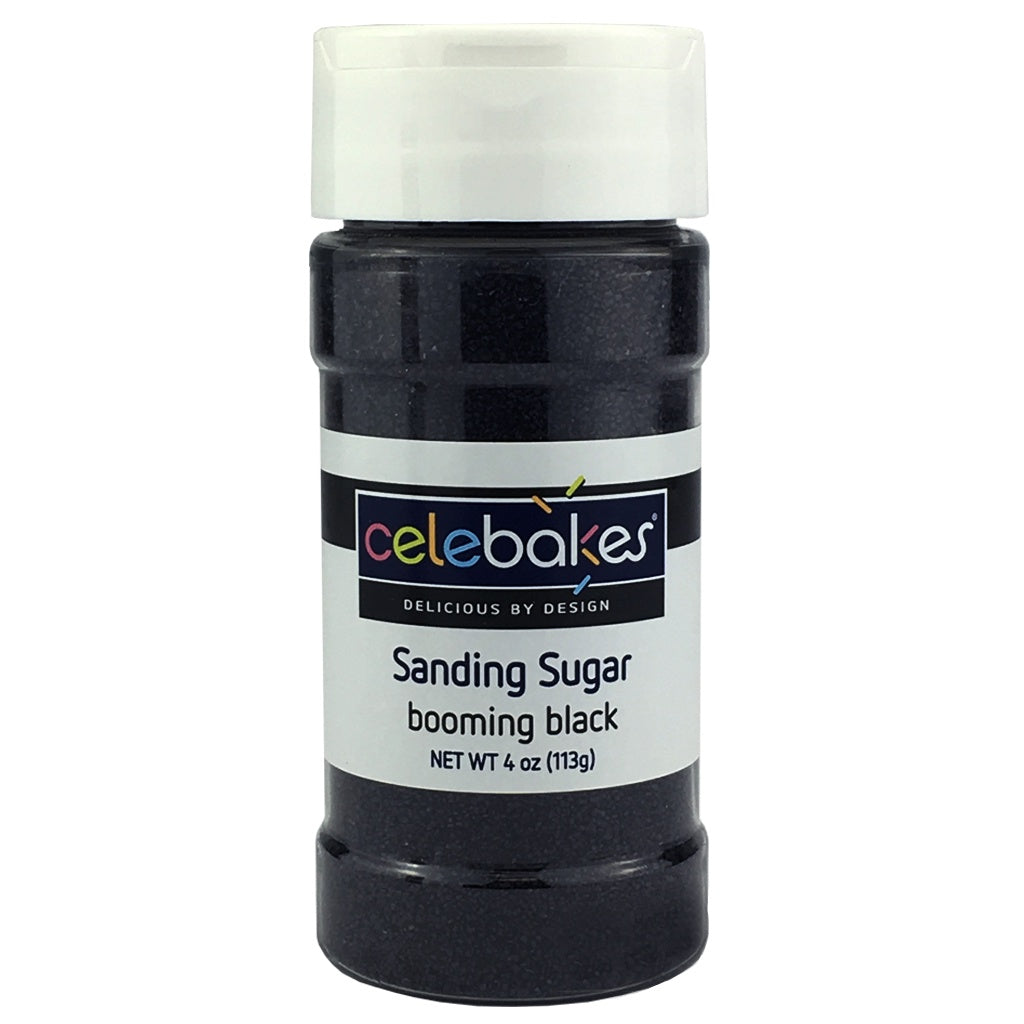 Celebakes Booming Black Sanding Sugar