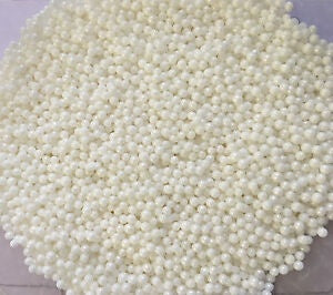 White Sugar Pearls - 2MM