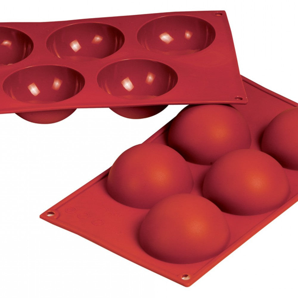 4oz Hemisphere Silicone Baking Mold, Fat Daddio's