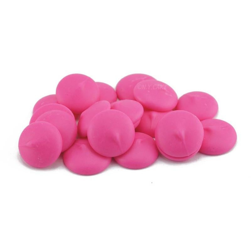 Merckens Pink Chocolate Candy Melts, 25lbs