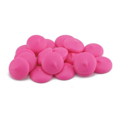 Merckens Pink Chocolate Candy Melts, 25lbs