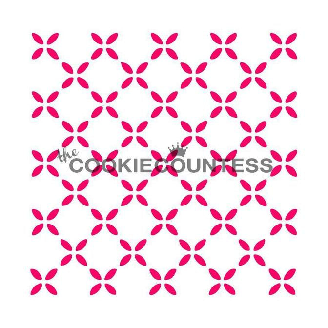 Country Flowers Stencil