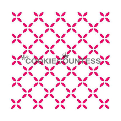 Country Flowers Stencil