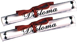 Diploma -Red Ribbon