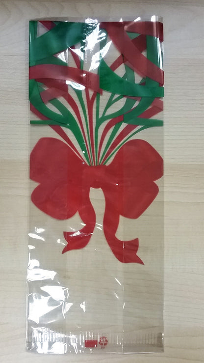 4x2.5x9.5 Bag - Jubilee Christmas Bow - 10 Bags