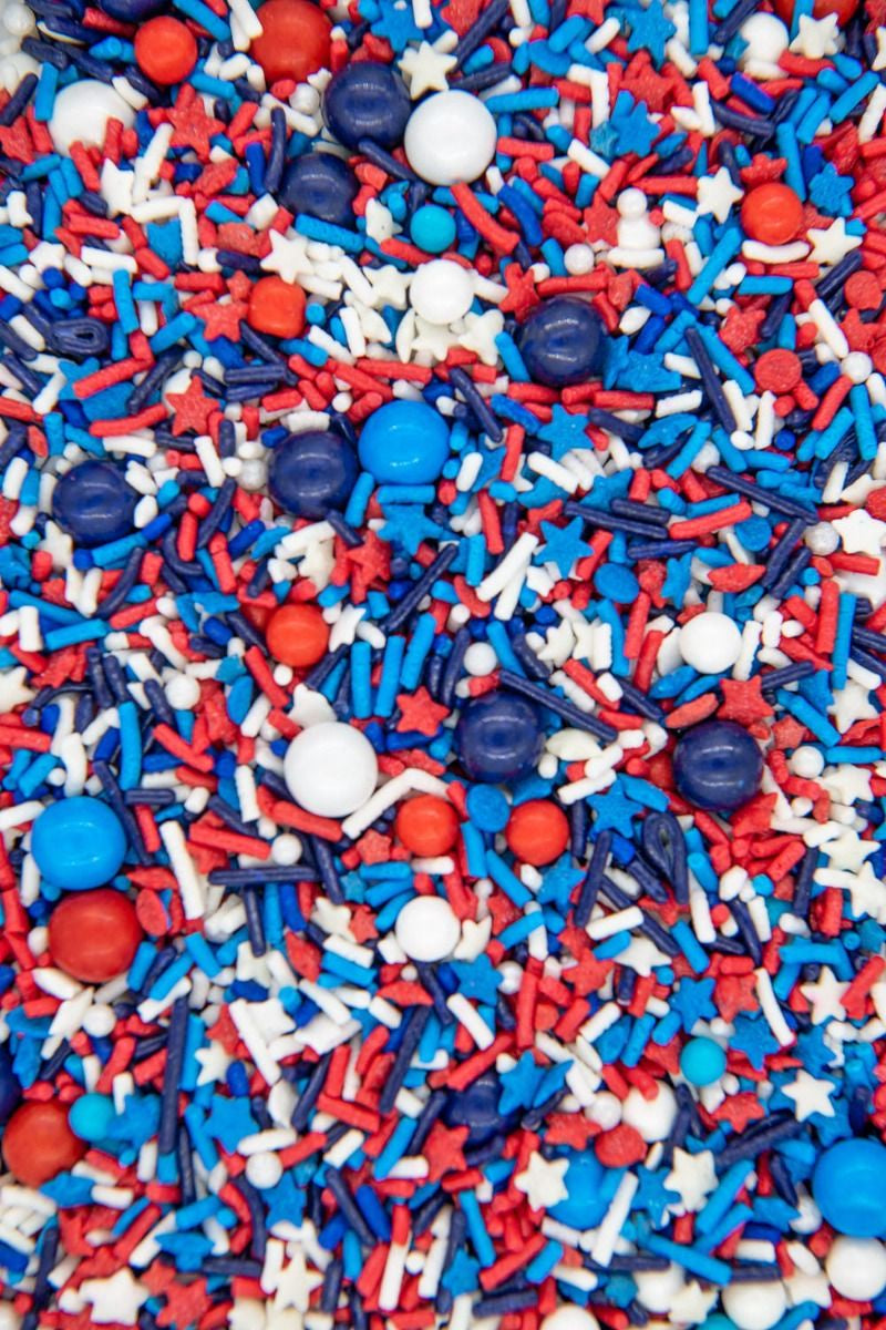 Stars and Stripes Sprinkle Mix