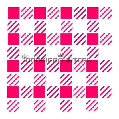 Buffalo Plaid Stencil