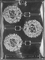 65th Anniversary/Birthday Lollipop Chocolate Mold