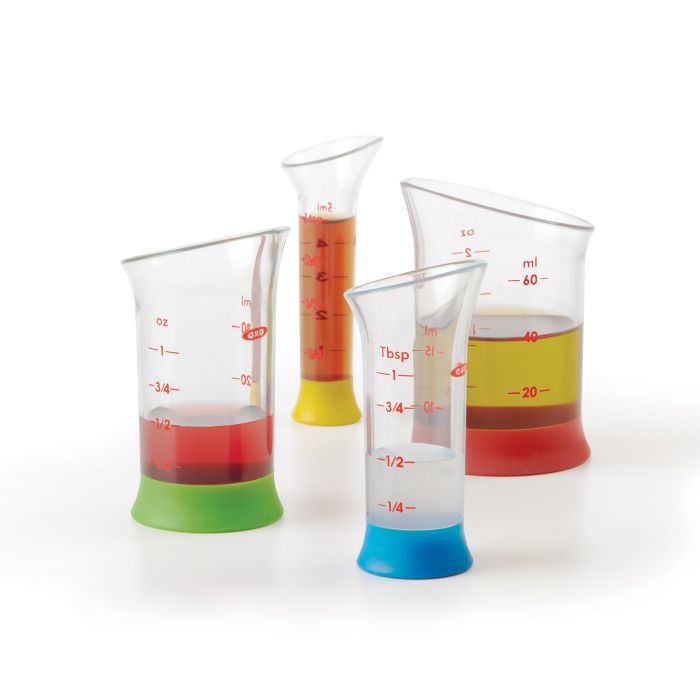 4 Piece, Good Grips Mini Measuring Beakers Set