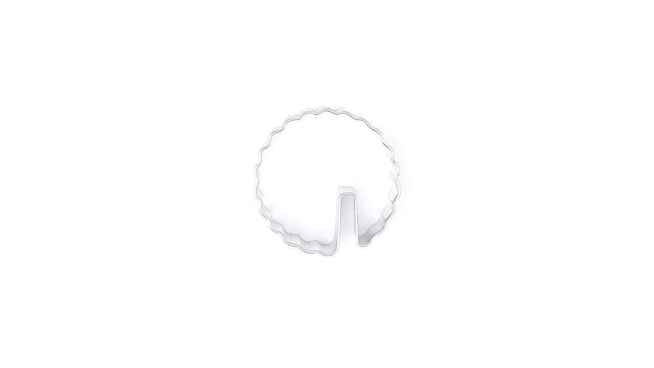 Over The Edge Cookie Cutter - Scalloped Circle